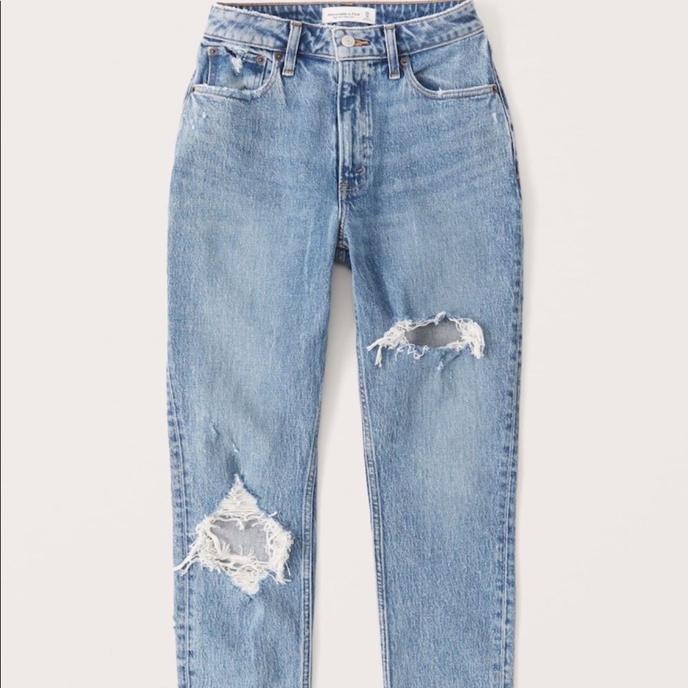 Abercrombie Curve Love Mom Jean